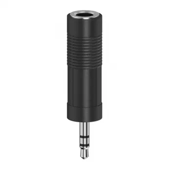 Audio Cable Hama 00205196 3.5mm to 6.35mm Black