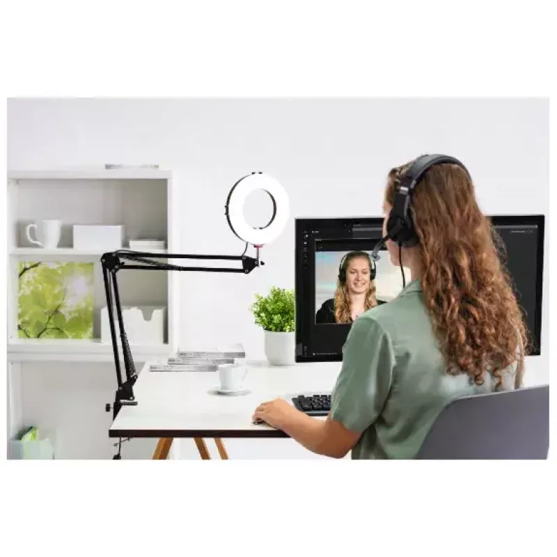 Hama 700 II Ring lamp, Microphone, Webcam, Camera, Mobile phone/Smartphone, Tablet/UMPC Black