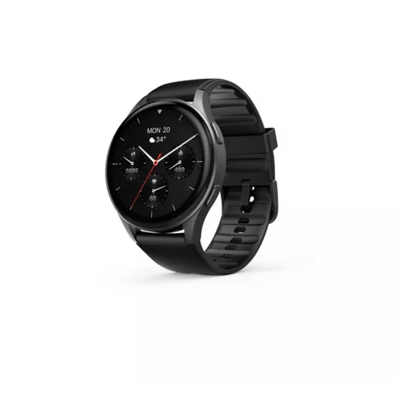 Hama Smartwatch 8900 3.63 cm (1.43 inch) AMOLED 45 mm Digital 466 x 466 pixels Touchscreen Black GPS (satellite)