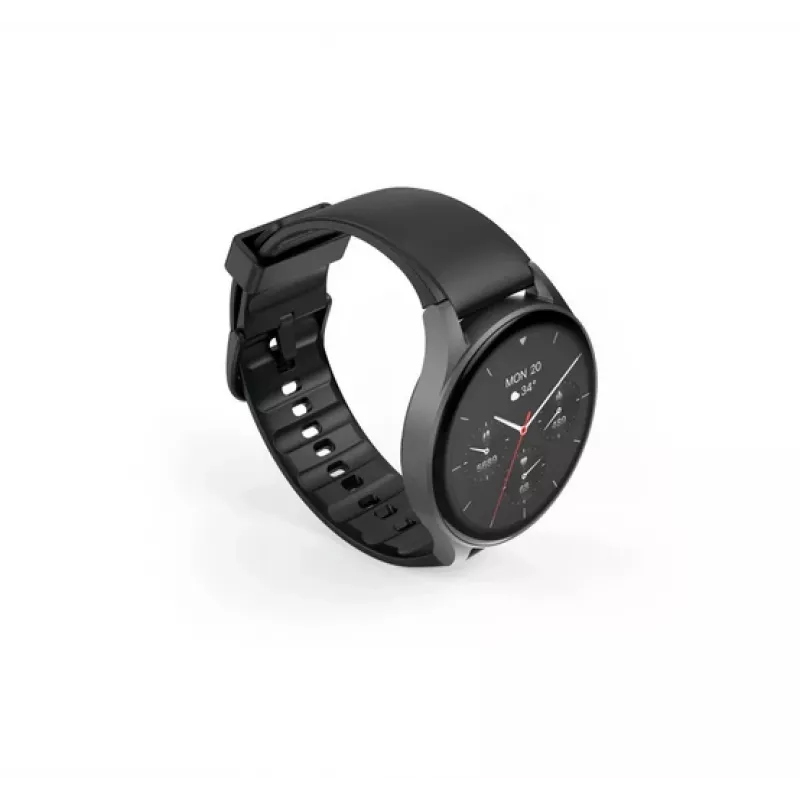 Hama Smartwatch 8900 3.63 cm (1.43 inch) AMOLED 45 mm Digital 466 x 466 pixels Touchscreen Black GPS (satellite)