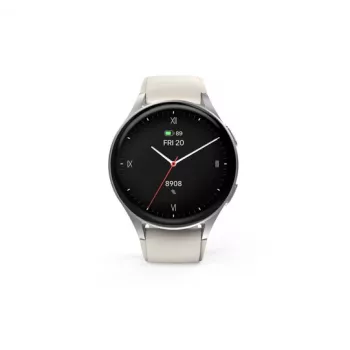 Hama Smartwatch 8900 3.35 cm (1.32 inch) AMOLED 42 mm Digital 466 x 466 pixels Touchscreen Silver GPS (satellite)
