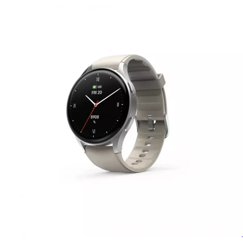 Hama Smartwatch 8900 3.35 cm (1.32 inch) AMOLED 42 mm Digital 466 x 466 pixels Touchscreen Silver GPS (satellite)