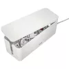 Hama 00221011 cable organizer Universal Cable box White