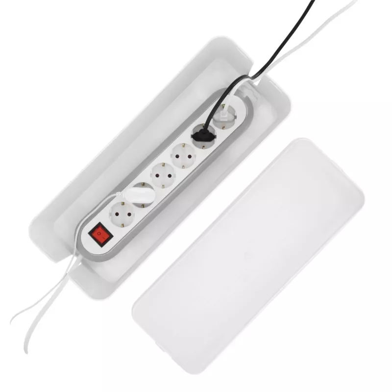 Hama 00221011 cable organizer Universal Cable box White