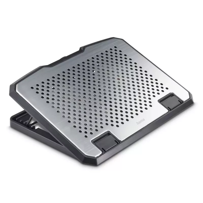 Hama Aluminium laptop cooling pad 39.6 cm (15.6 inch) Black