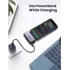 Power bank UGREEN 35338, 5000 mAh, grey, portable battery for smartphone, single‑device output