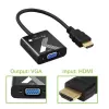 Techly Cable Adapter Converter HDMI to VGA Black 0.1m 1920x1200 60Hz