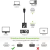 Techly Cable Adapter Converter HDMI to VGA Black 0.1m 1920x1200 60Hz