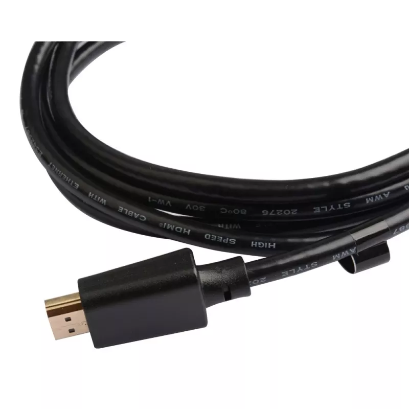 HDMI cable TECHLY ICOC HDMI21-8-030 3 m, HDMI Type A male–male, HDMI 2.1, 48 Gbit/s, gold-plated contacts, black