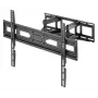Manhattan TV & Monitor Mount Wall Full Motion 1 screen 37-65 Black VESA 100x100 to 600x400mm Max 40kg