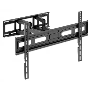 Manhattan TV & Monitor Mount Wall Full Motion 1 screen 37-65 Black VESA 100x100 to 600x400mm Max 40kg