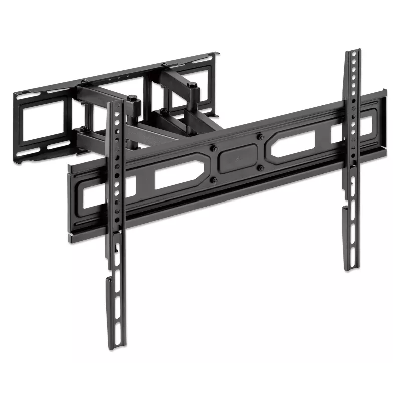 Manhattan TV & Monitor Mount Wall Full Motion 1 screen 37-65 Black VESA 100x100 to 600x400mm Max 40kg