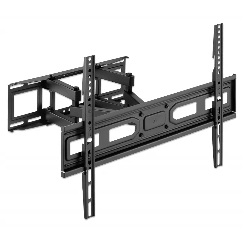 Manhattan TV & Monitor Mount Wall Full Motion 1 screen 37-65 Black VESA 100x100 to 600x400mm Max 40kg