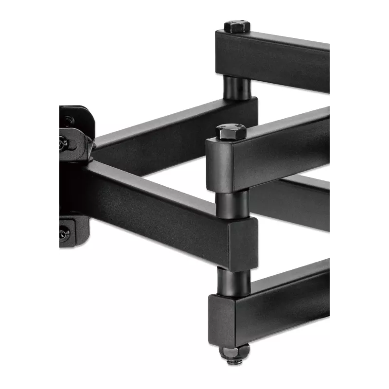 Manhattan TV & Monitor Mount Wall Full Motion 1 screen 37-65 Black VESA 100x100 to 600x400mm Max 40kg