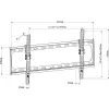 Techly ICA-PLB 261L TV mount/stand 177.8 cm (70 inch) Black