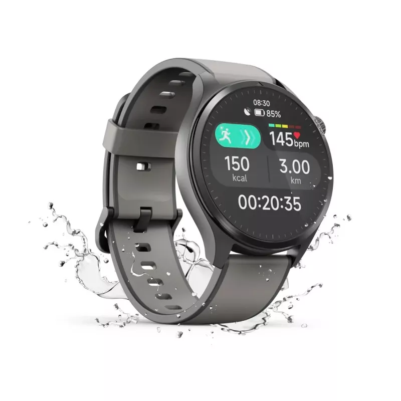 Hama 9000 3.63 cm (1.43 inch) AMOLED 52 mm Digital Touchscreen Anthracite GPS (satellite)