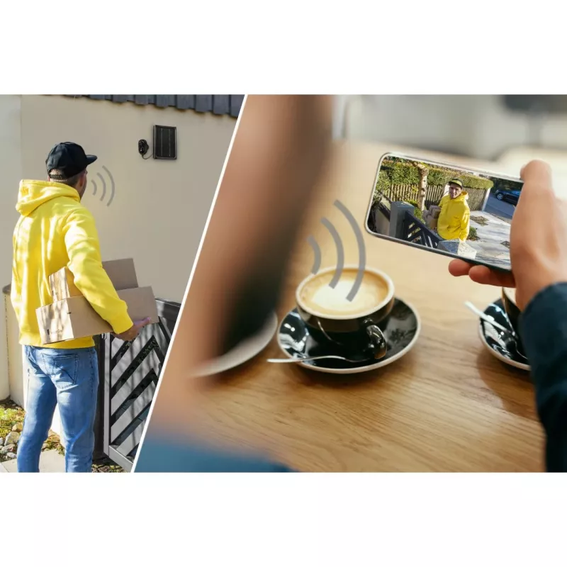IP security camera Hama 00176648 Outdoor Wireless Black 1080p