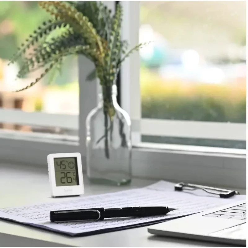 Digital Weather Station Hama 00222233 White Indoor Thermometer Hygrometer