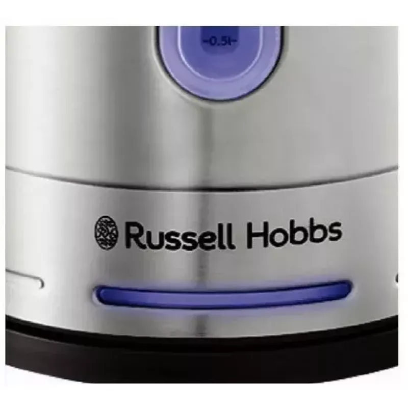 Electric kettle Russell Hobbs 1.7 L 2400 W stainless steel, water level indicator, 360° base