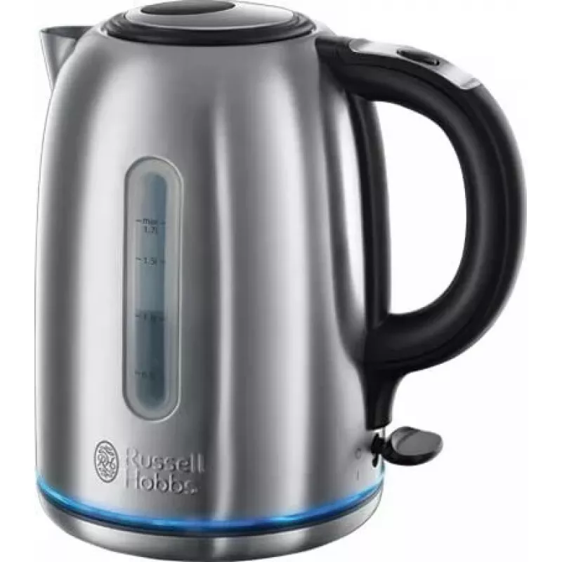 Electric kettle Russell Hobbs 1.7 L 2400 W stainless steel, water level indicator, 360° base
