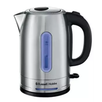Electric kettle Russell Hobbs 1.7 L 2400 W stainless steel, water level indicator, 360° base