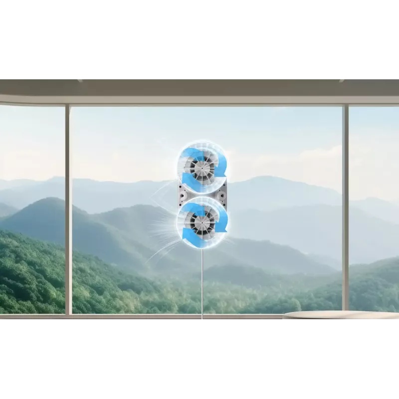 Window cleaning robot HUTT DDC56 electric window cleaner White