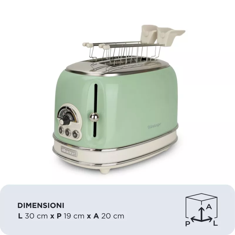 Ariete 0155/04 6 2 slice(s) 810 W Green