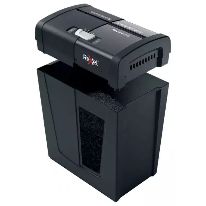 Rexel Secure X10 Cross Cut Paper Shredder P4