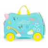 Suitcase Trunki Una the Unicorn 4 wheels 18L Pink Turquoise Yellow
