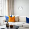 Wall clock HAMA Menorca, analog, Ø 25 cm, white