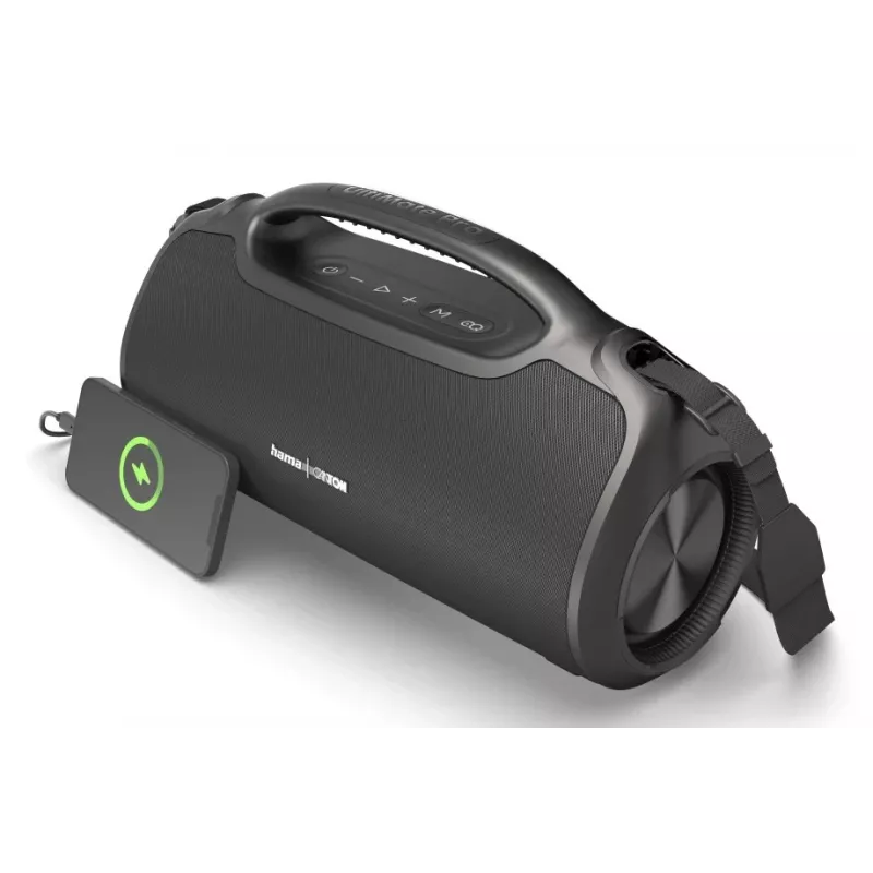 Party speaker HAMA UltiMate Pro 120 W, wireless Bluetooth, waterproof, built-in battery, USB-C charging