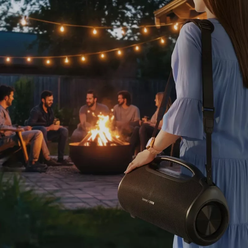 Party speaker HAMA UltiMate Pro 120 W, wireless Bluetooth, waterproof, built-in battery, USB-C charging