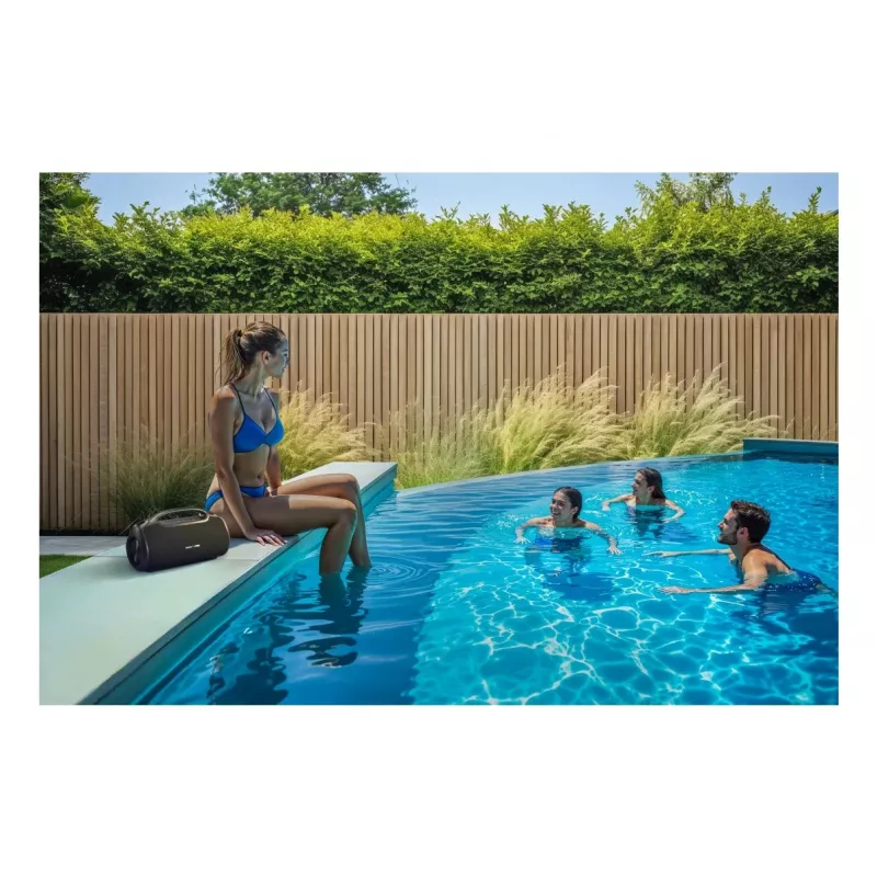 Party speaker HAMA UltiMate Pro 120 W, wireless Bluetooth, waterproof, built-in battery, USB-C charging