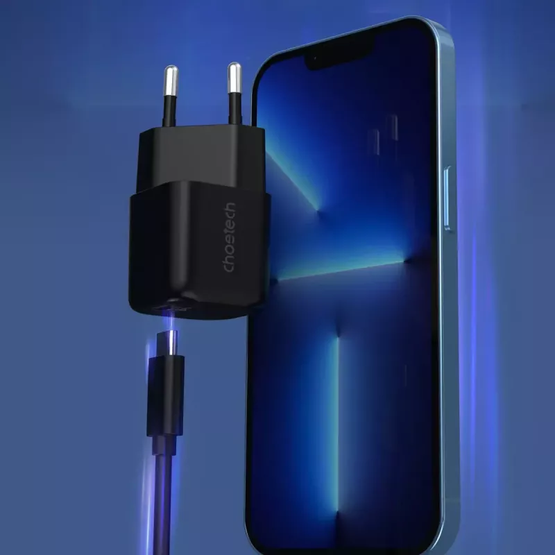 Charger CHOETECH PD5007 30W USB-C Power Delivery fast charging for phones and tablets