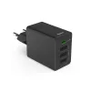 Hama 00201990 mobile device charger Headset, Power bank, Smartphone, Tablet Black AC Fast charging Indoor