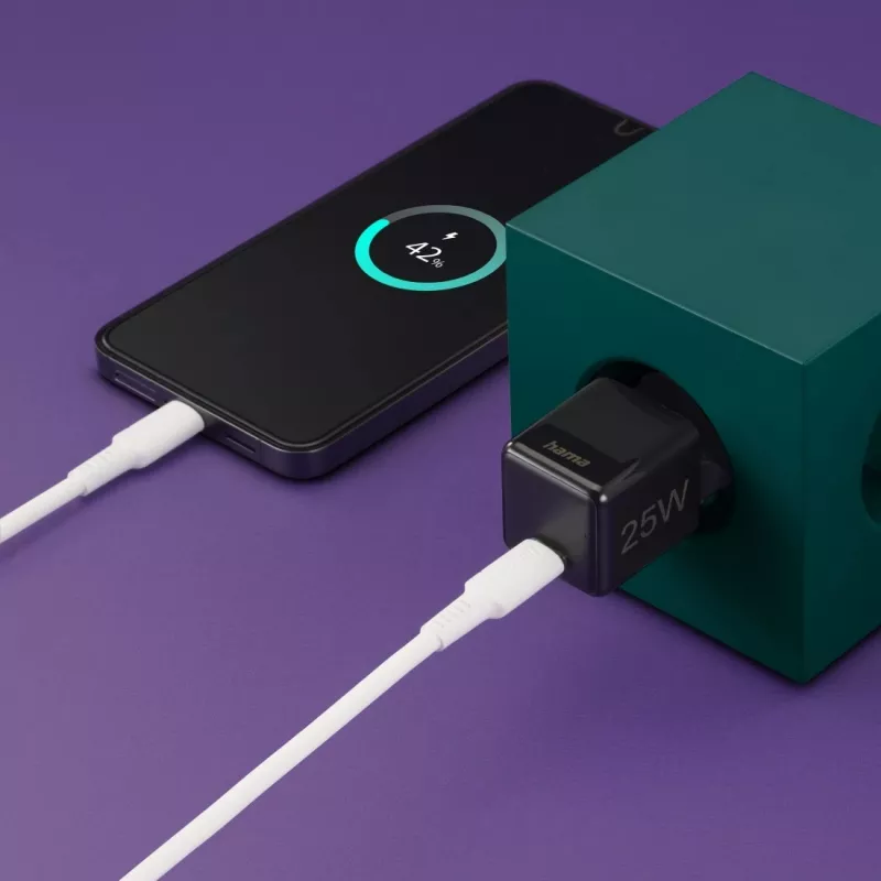 Hama 00201985 mobile device charger Smartphone Black AC Fast charging Indoor