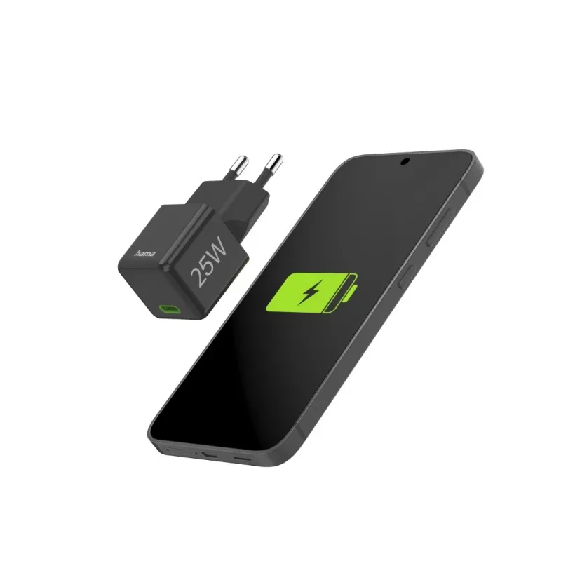 Hama 00201985 mobile device charger Smartphone Black AC Fast charging Indoor