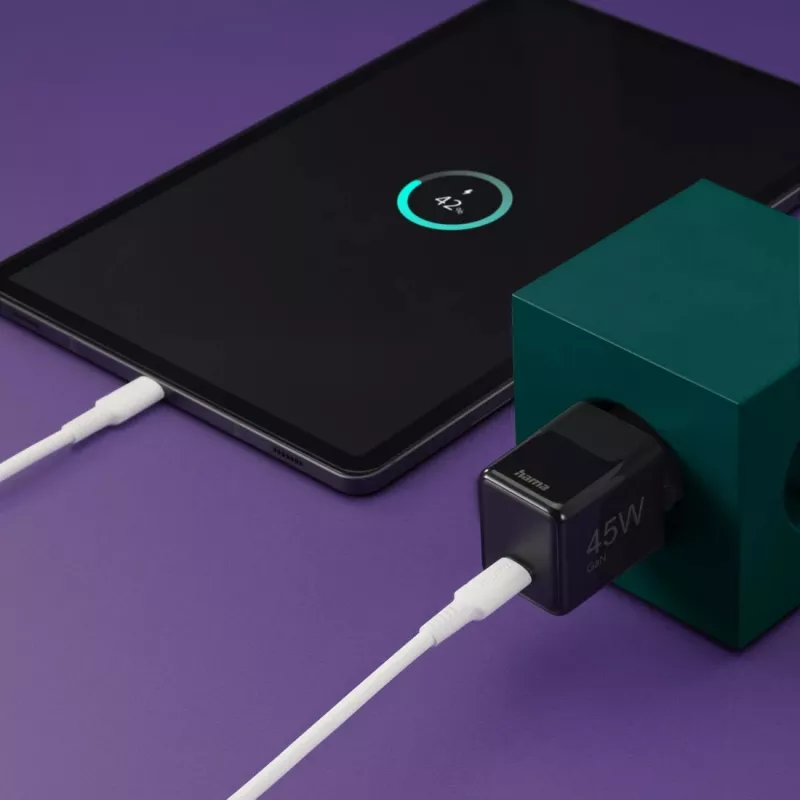 Hama 00201987 mobile device charger Laptop, Smartphone, Tablet Black AC Fast charging Indoor
