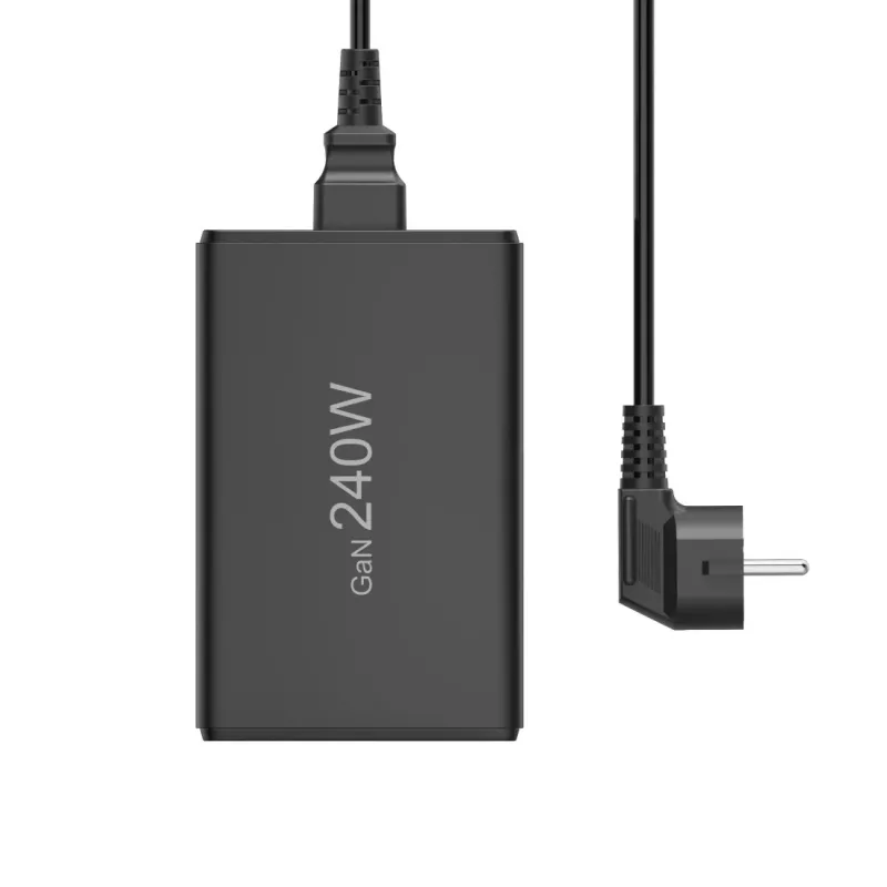 Charging station HAMA 201977, 240W total, 4× USB-C, 1× USB-A, black