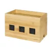 Power extension cover LogiLink KAB0076 Wood 140x255x165 mm