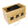 Power extension cover LogiLink KAB0076 Wood 140x255x165 mm