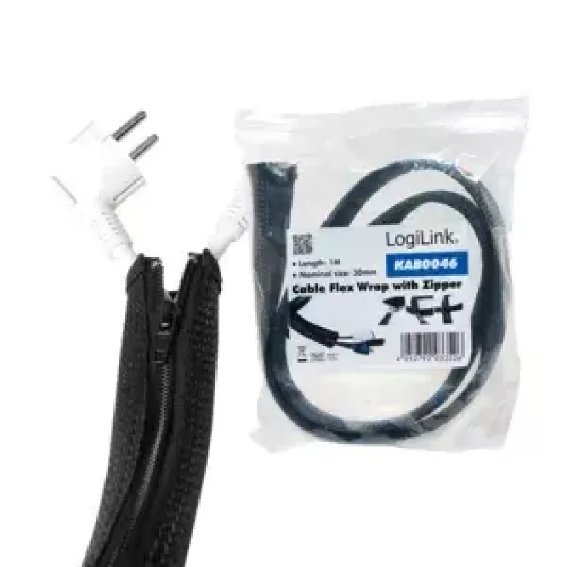 Cable Sleeve LogiLink KAB0046 Black