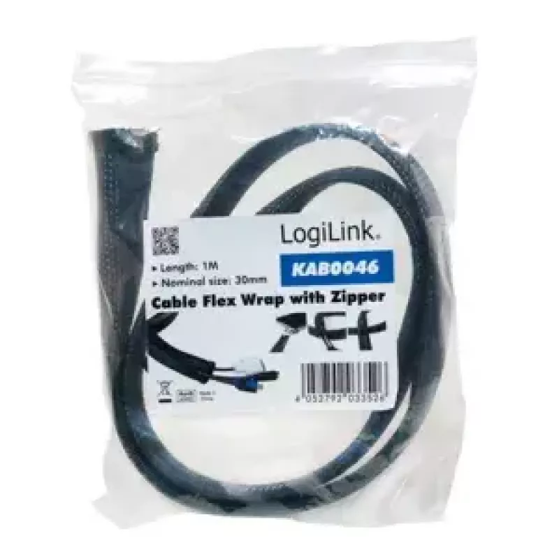Cable Sleeve LogiLink KAB0046 Black