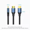 HDMI cable Vention 8K 48Gbps HDMI 2.1 Cotton Braided Male-to-Male 1 m Blue Aluminum