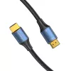 HDMI cable Vention 8K 48Gbps HDMI 2.1 Cotton Braided Male-to-Male 1 m Blue Aluminum