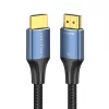 HDMI cable Vention 8K 48Gbps HDMI 2.1 Cotton Braided Male-to-Male 1 m Blue Aluminum