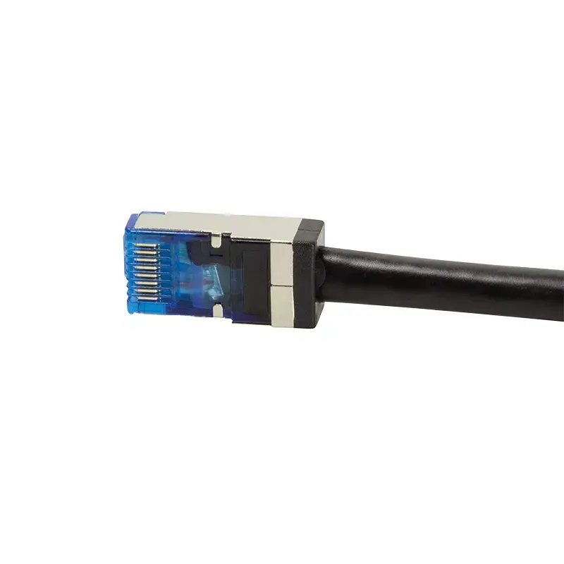 Networking cable LogiLink CQ7143S RJ-45 Cat6a 50 m Black