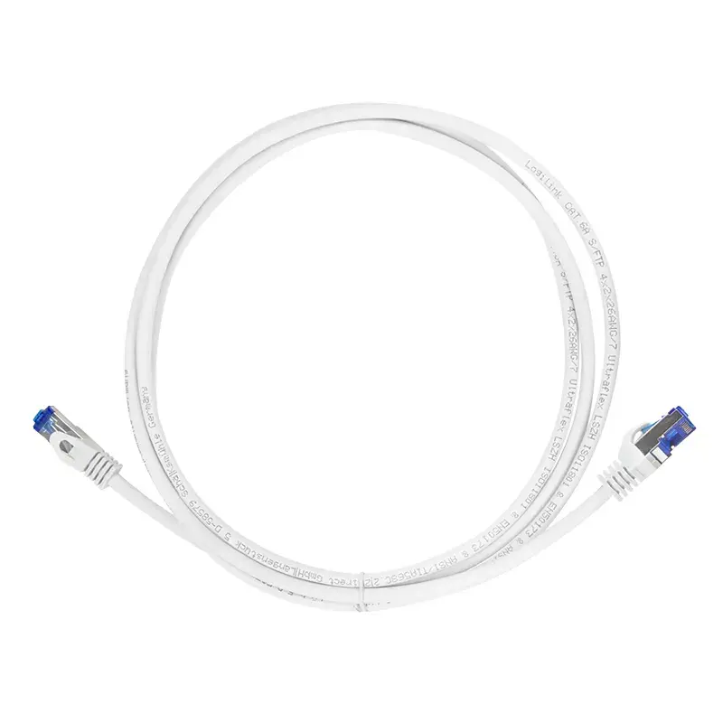 Networking cable LogiLink C6A081S RJ-45 Cat6a 7.5 m White