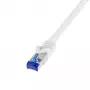 Networking cable LogiLink C6A081S RJ-45 Cat6a 7.5 m White