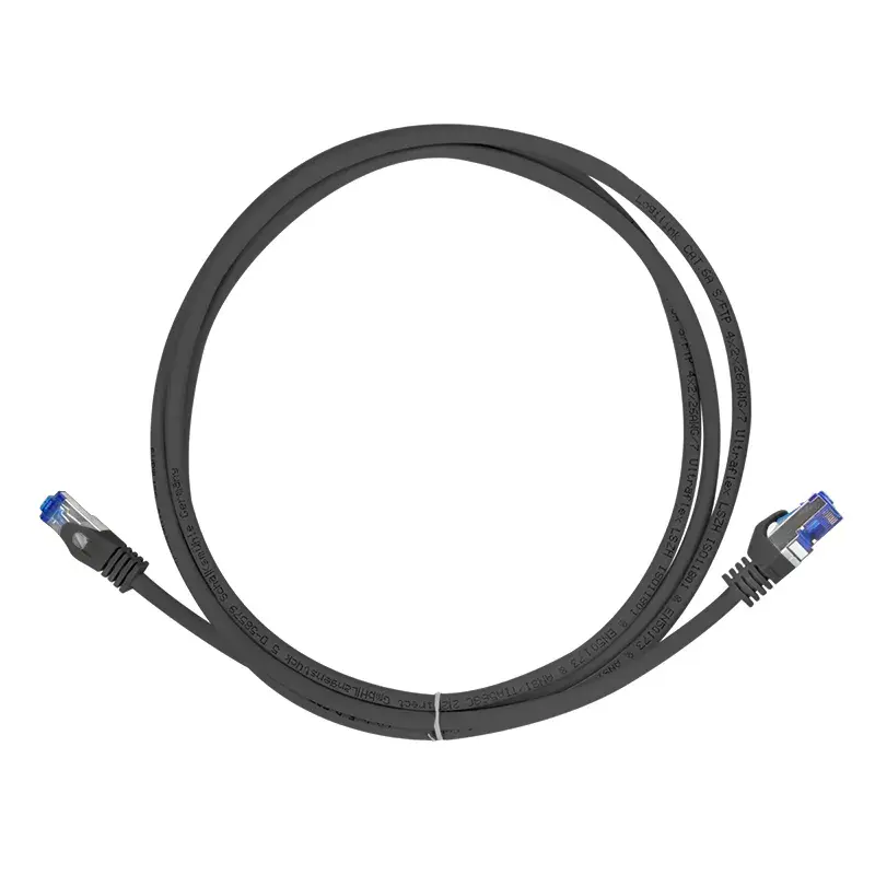 Networking cable LogiLink C6A053S RJ-45 Cat6a 2 m Black